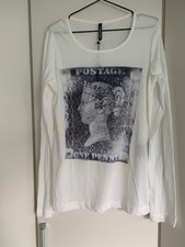 Rundholz , Shirt mit Print, Gr. M-L, ungetragen, neu mit Etikett