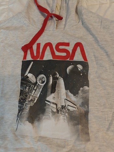 NASA Boys Hoodie white XXL 19 - Picture 2 of 3