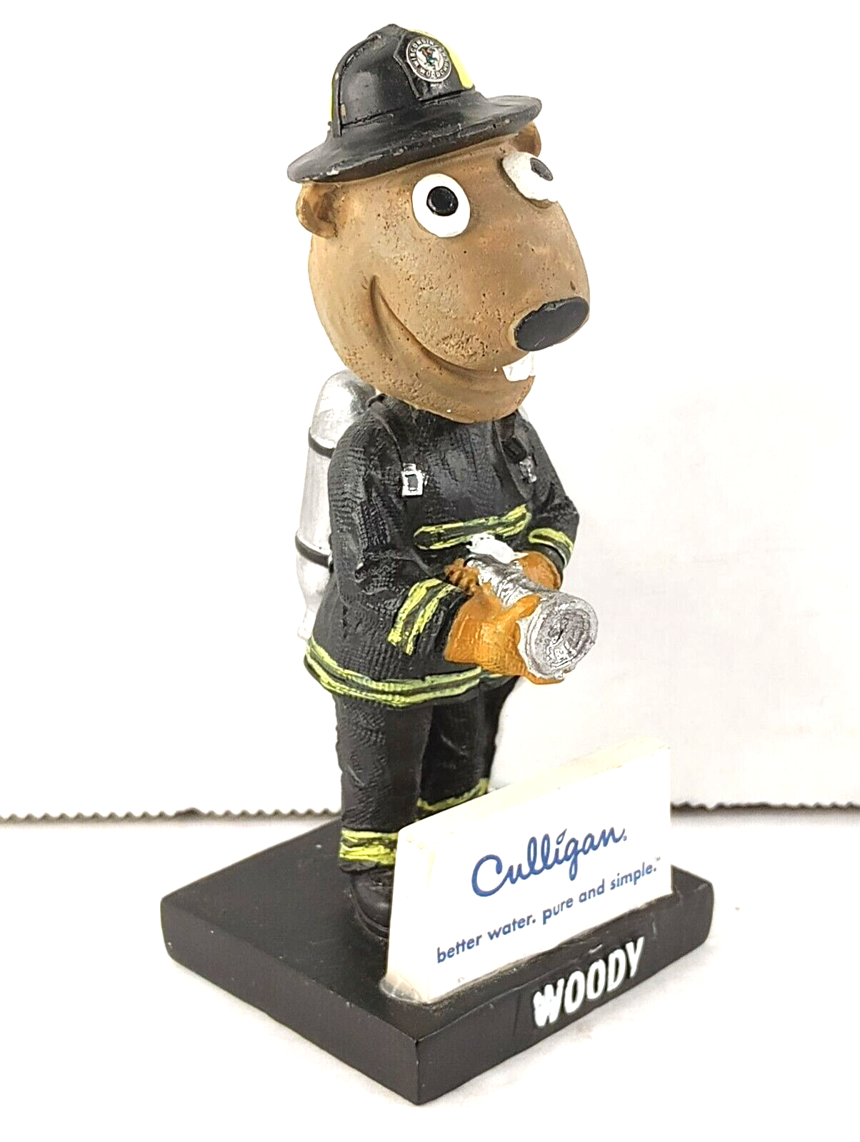 4.25" WOODY WOODCHUCK FIREMAN BOBBLEHEAD WausauWoodchucks Baseball