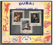 Un paquete de estampillas para Dubai - 1967 - sin abrir.