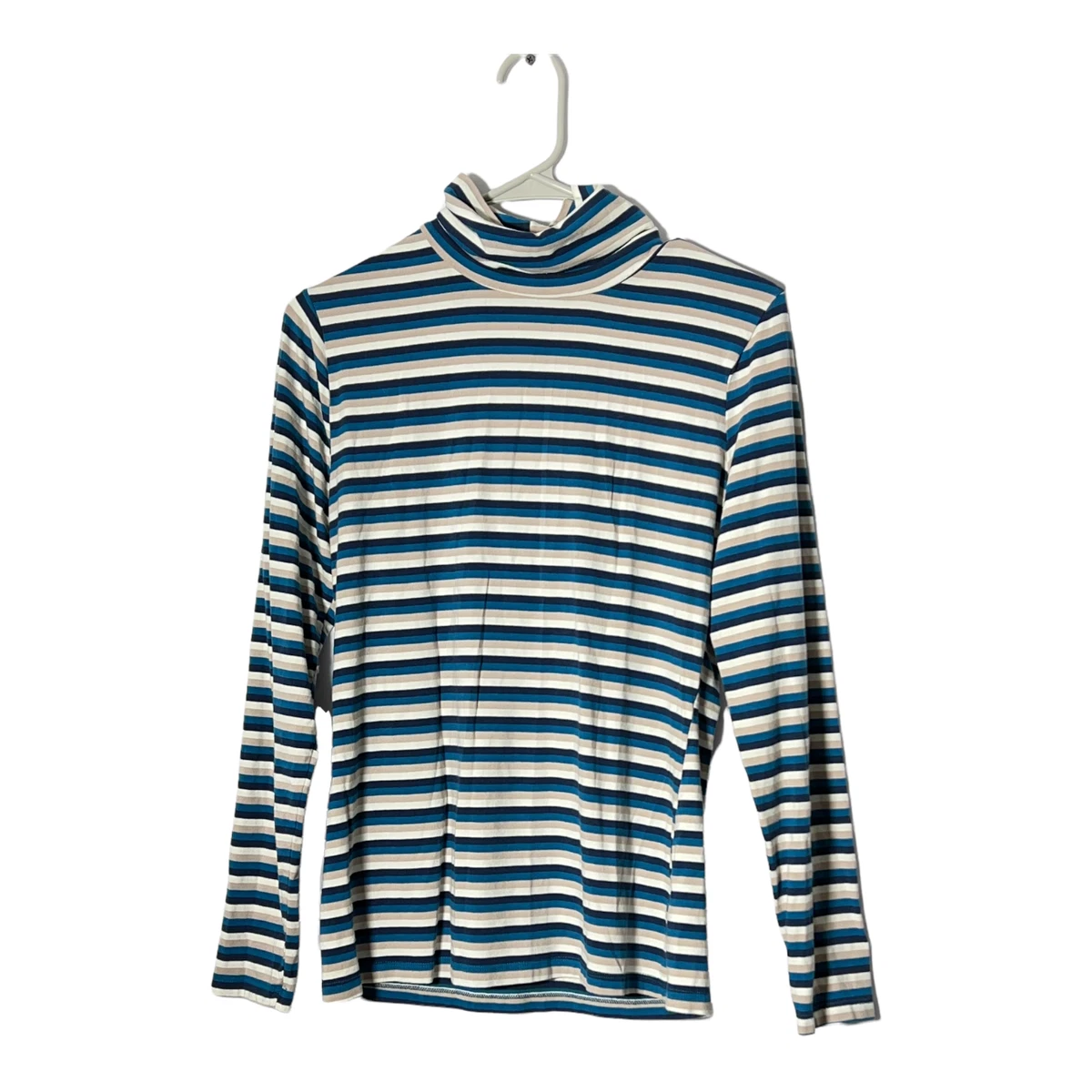 Striped long sleeve store turtleneck shirt