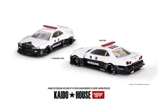 Mini GT Kaido House 1:64 Nissan Skyline GT-R (R34) V2 Aero Japan Police KHMG120