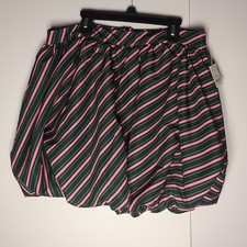 Adult Striped Bubble Mini Skirt Green Wicked X Target X Tazwell Size: Small