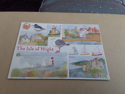 POSTKARTE ISLE OF WIGHT BEMBRIDGE WINDMÜHLE, VENTNOR, YARMOUTH, CARISBROOKE CASTLE