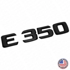 06-14 E 350 AMG Letter Emblem Trunk Logo Nameplate Badge Decorate Sport Black