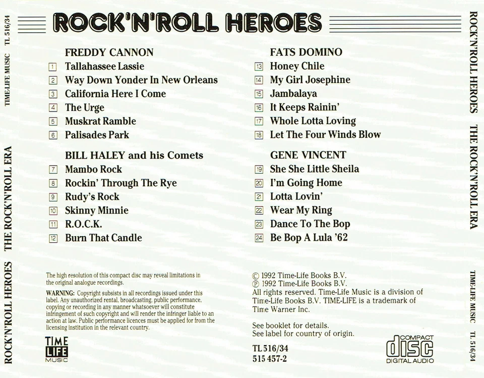 (CD) The Rock 'n Roll Era - Rock 'N' Roll Heroes - Freddy Cannon, Fats Domino - Bild 2 von 2