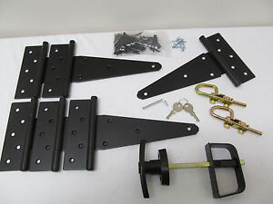 Shed Door Hardware Kit 8" Heavy Duty T Hinges Shed Doors 