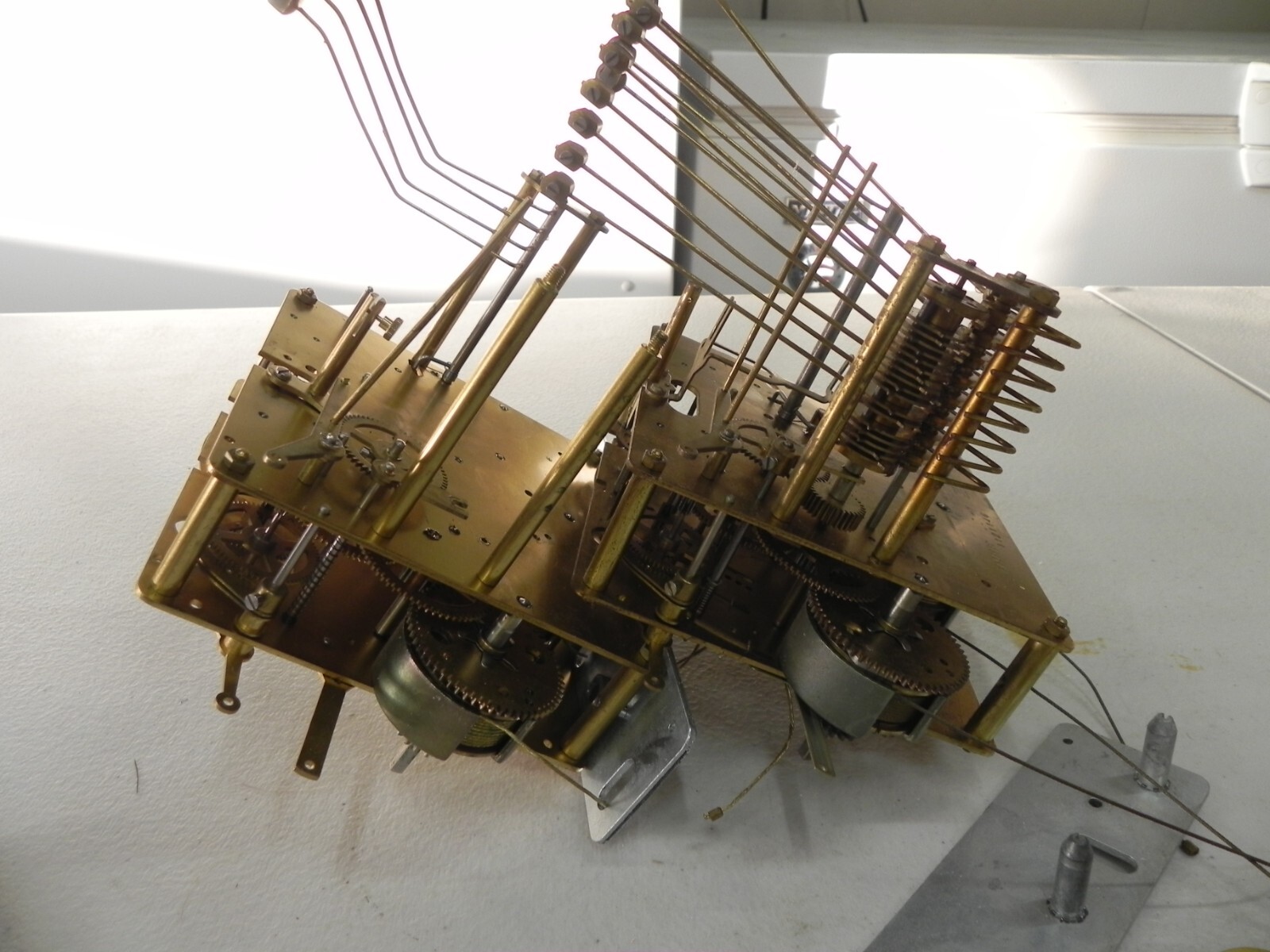 2 Urgos grandfather clock movements, UW32114B & UW32596C, Parts/ Repair