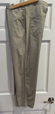 Mens Chaps 36/32 Cream Color Light Pants. New ,  Cotton With Five Pockets