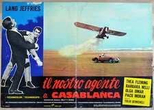Original Photo Bust Il Nostro Agente A Casablanca 66 Spy Movie Old Car