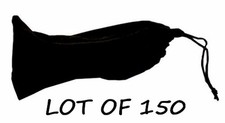 Cheap Bulk Lot 150 Black Micro Fiber Sunglasses Carrying Pouch Case Bag Sleeve