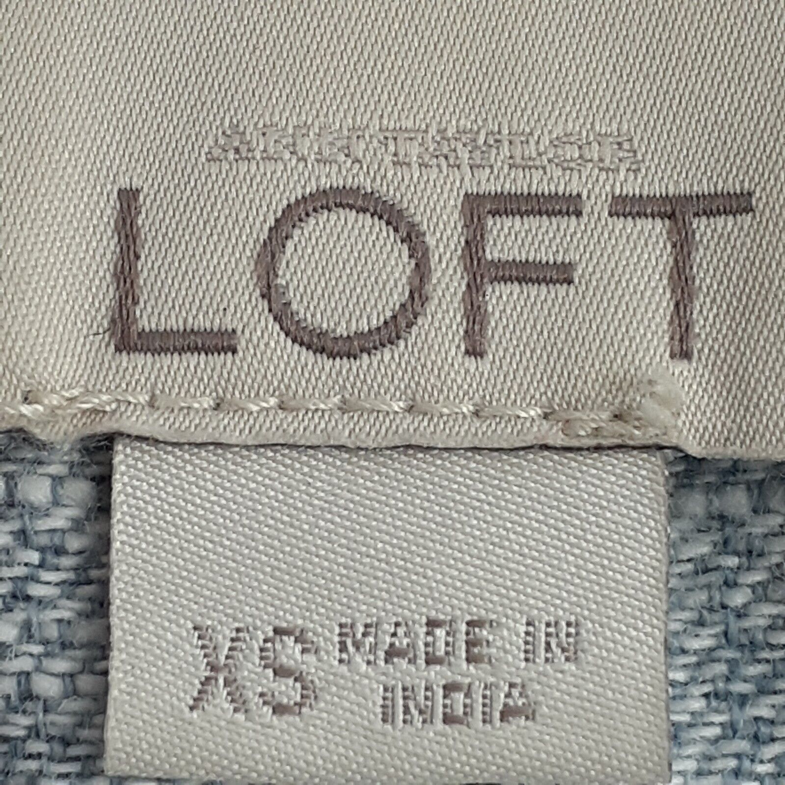 Ann Taylor Loft Womens Button Jacket XS 65% Linen… - image 2