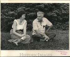 1971 Press Photo New Orleans - Robert Legate & Wife Survive Howard Johnson Fire