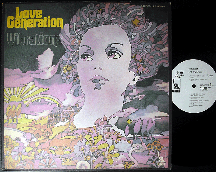 LOVE GENERATION Vibration '73 japan promo white LP w/insert