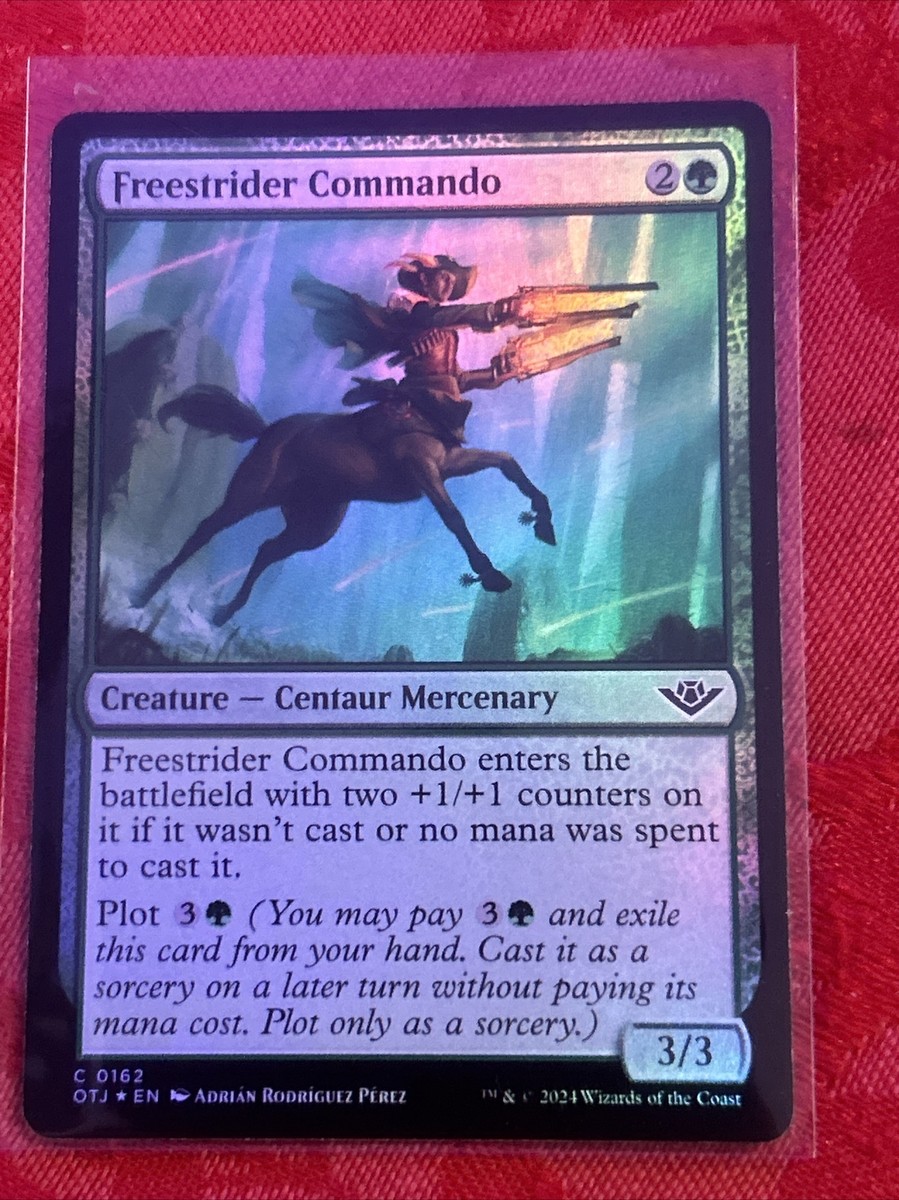 FOIL MTG - Freestrider Commando - Outlaws of Thunder Junction NM
