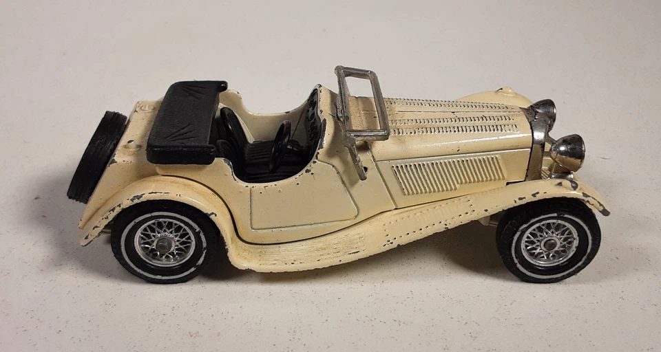 Matchbox Models of Yesteryear Y-1, 1936 SS 100 Jaguar, weiss, Lesney, #QS66 - Bild 3 von 4