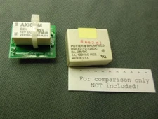 Quantity two) Drop-in substitute for R50-E2-Y2-12VDC relay used in Palomar 300A