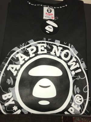 pe By A Bathing Ape Black T Shirt Brand New Ebay
