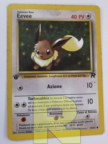 Eevee ® Rocket 55/82 ® Comune ® Pokemon ® 1ª EDIZIONE Italiano ® Good- - Picture 2 of 6
