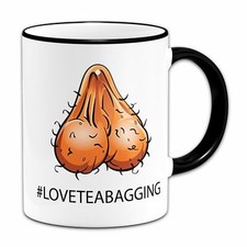 TEA BAGGING Mug #Love Tea Bagging Funny Valentines B/Day Tea Gift Mug Xmas Gift