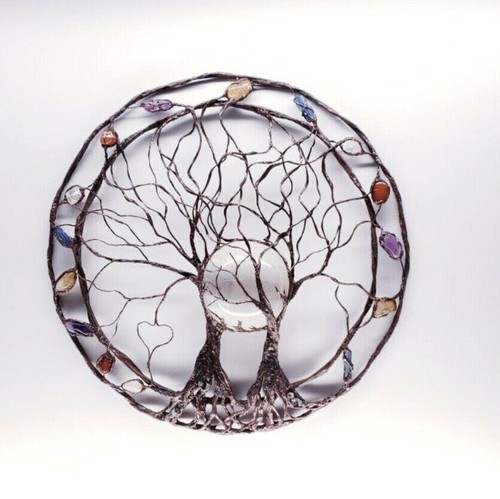 Circle Of Life-Metal Tree Wall Art Room Sculpture Plaque Home Decor Hanging - Picture 9 of 12