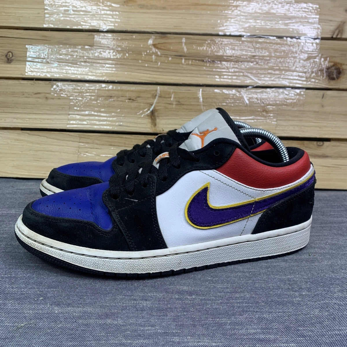 Nike Air Jordan 1 Low Lakers Top 3 Men’s 9 Black Purple CJ9216-051 blue