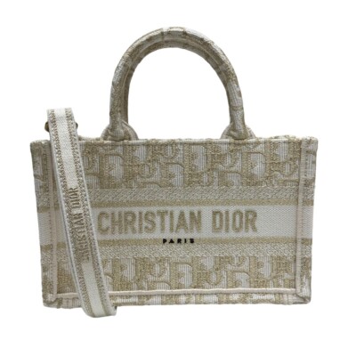 ○Christian Dior Tote Shoulder Bag 50-Ma-0273 Ivory 310824 | eBay