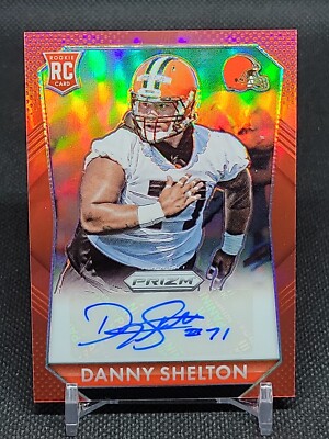 2015 Panini Prizm Rookie Autographs Prizms Red #RSDS Danny Shelton /150