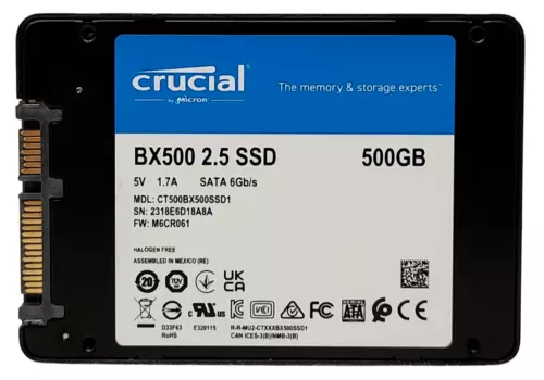 Crucial BX500 CT500BX500SSD1 500GB Sata 2.5" SSD Solid State Drive 95-99% Health