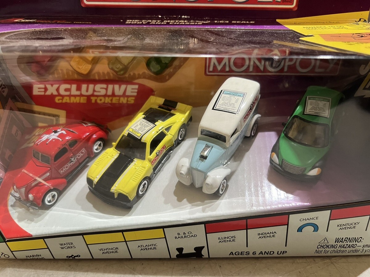 2002 Johnny Lightning Monopoly 1:64 Scale 4-Car Set With Tokens | eBay