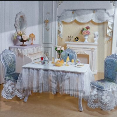 1/6 Scale Dollhouse Miniatures Furniture European Style Chairs