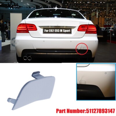 BMW 3er E92 E93 Heck M Sport Lemansblau Abschleppösen Abdeckug 