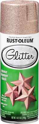 NEW 6 PACK RUSTOLEUM GLITTER ROSE GOLD FINISH 344697 SPRAY PAINT FREE SHIPPING