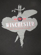 NWOT WINCHESTER RIFLE CO AMERICAN LEGEND HUNTING GUNS BLACK LARGE T-SHIRT C1195