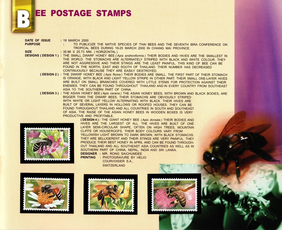 THAILAND 2000 BEAUTIFUL POSTAGE STAMPS BOOK 20 STAMPS & 5 SHEETS HARD TO GET MNH - Image 4 of 4