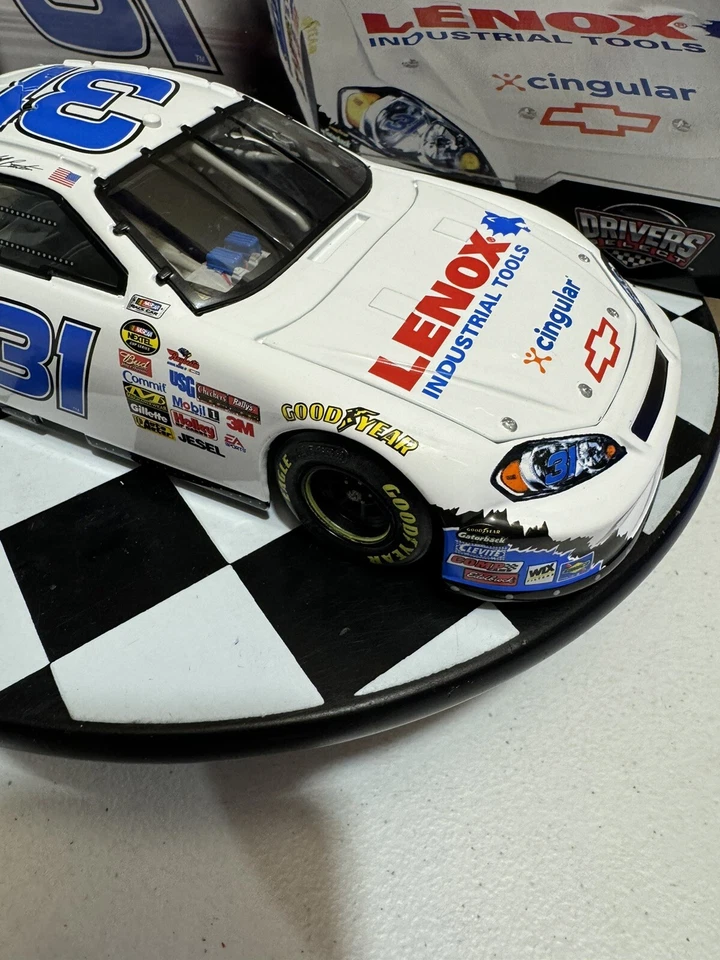 RARO* Jeff Burton #31 Lenox 2007 1/24 Nascar Diecast Foto 4 de 4