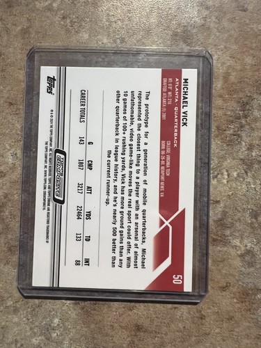2023 Topps Composite - Topps Chrome #50 Michael Vick - Picture 2 of 2