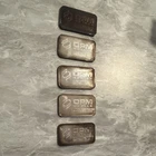 OPM Metals Lot of 5 Silver Bars 1 oz Each .999 Fine Bullion