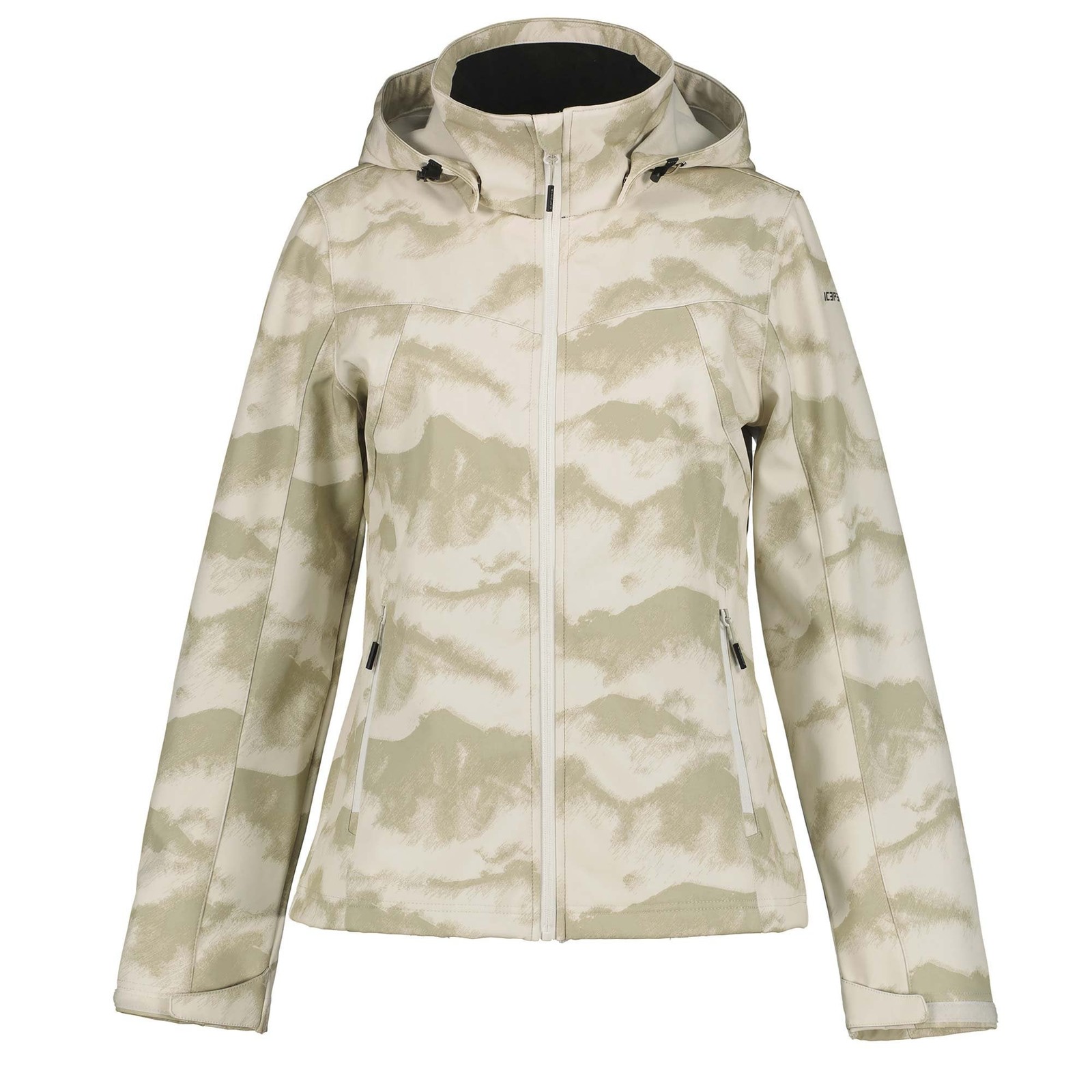 Icepeak Womens Blakely Softshell Fleece Jacket: Powder: 12