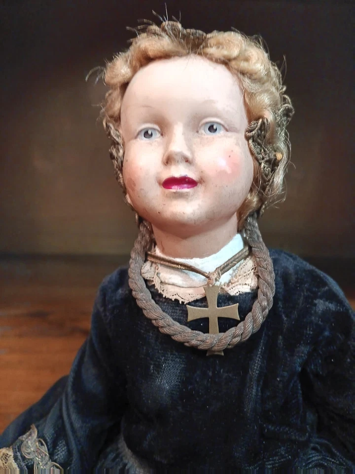 ANTICA BAMBOLA IN CELLULOIDE PRIMISSIMI '900 - Immagine 2 di 4