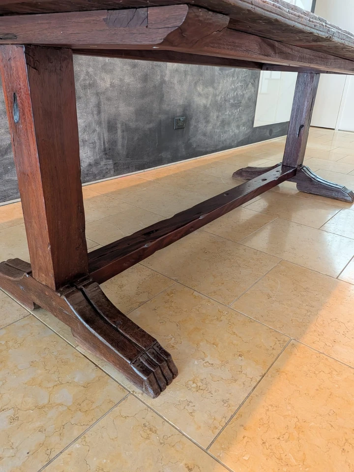 Antigua mesa de comedor Tucker Robbins de palisandro macizo Asia mediados de siglo moderna Foto 3 de 4