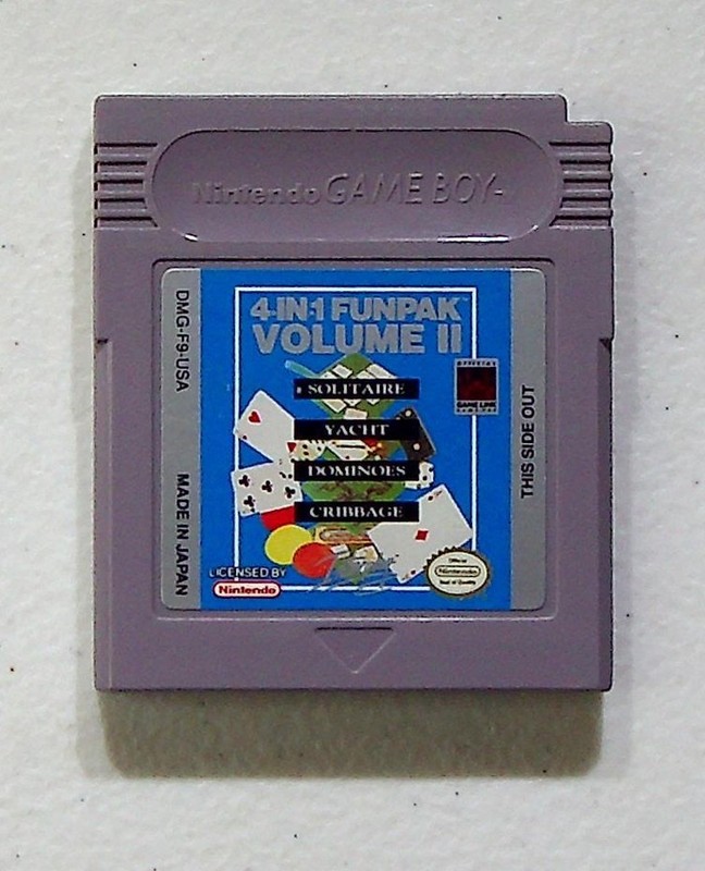 4-IN-1 FUNPAK VOLUME II Nintendo Game Boy Video Game Card Puzzle Retro