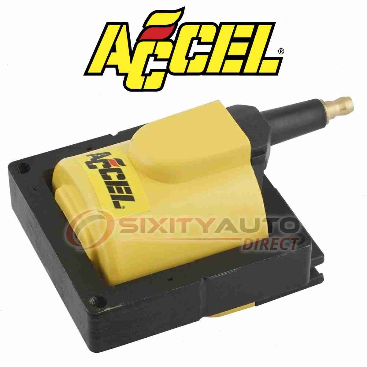 ACCEL Ignition Coil for 1984-1991 Ford E-250 Econoline Club Wagon 4.9L 5.8L ov
