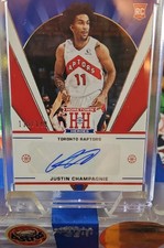 2021-22 Panini Chronicles - Hometown Heroes Rookie Auto Justin Champagnie...