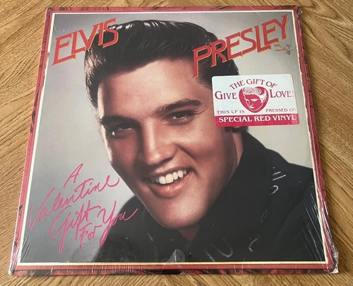 Elvis "A Valentine Gift For You" LP RCA AFL1-5353 Red Vinyl 1985 Sealed Copy