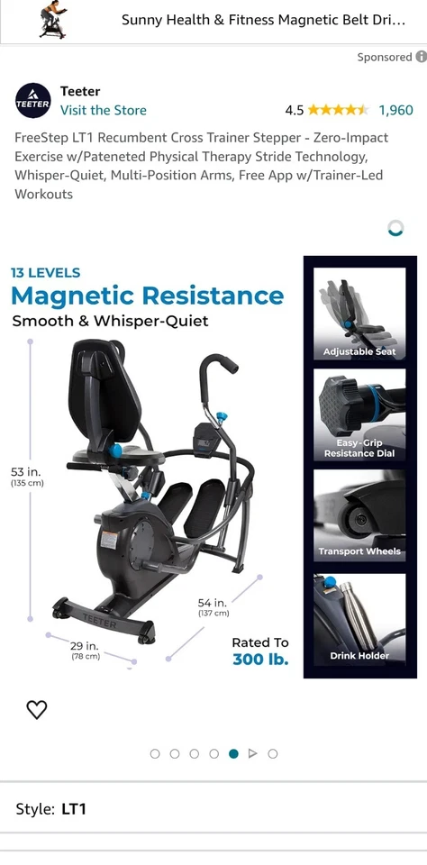 Teeter Free Step LT1 / Nuevo Foto 2 de 2