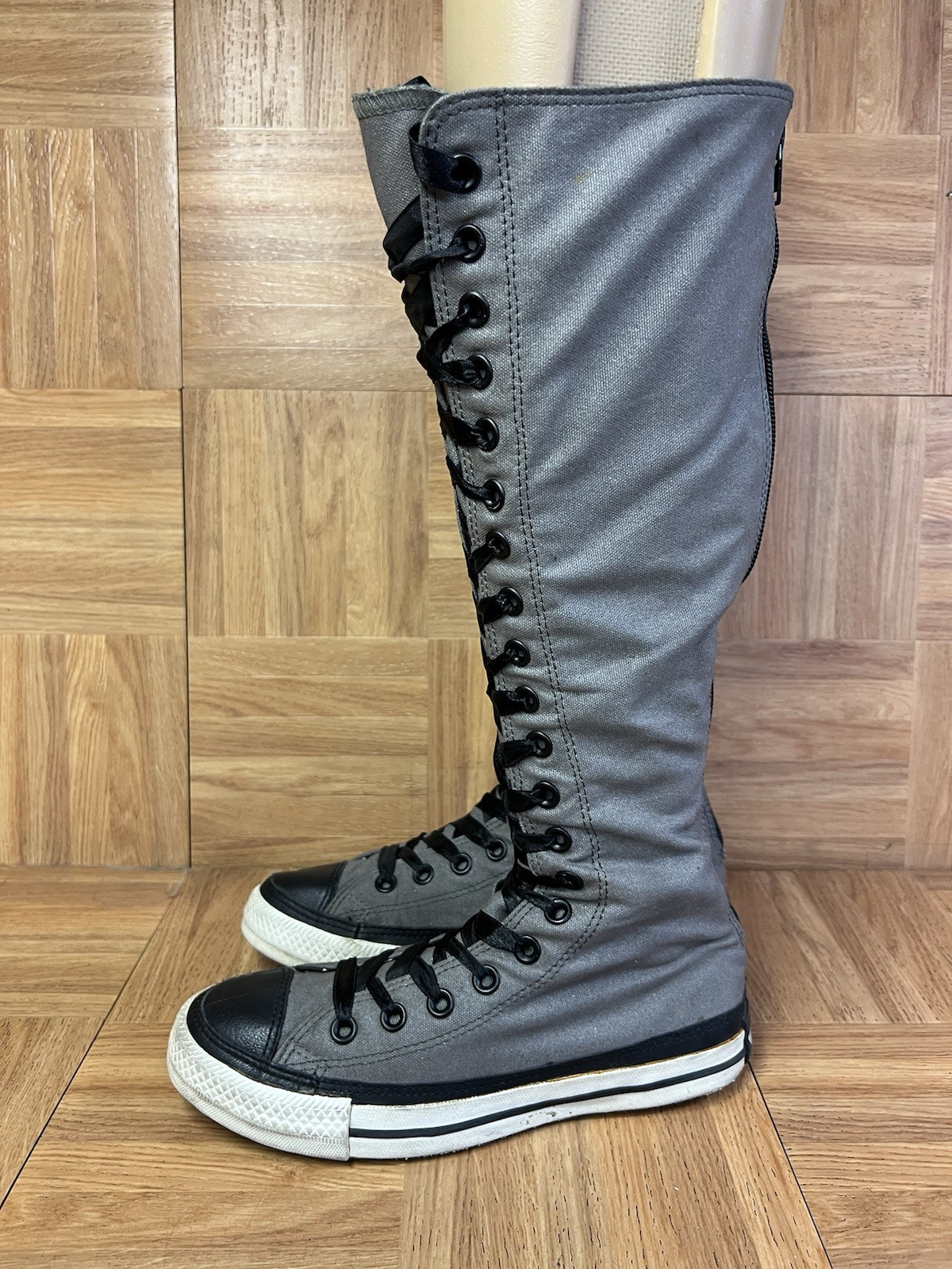 RARE🔥 6.5 - Converse Chuck Taylor All Star XXHI Hi Boot Black Tall Canvas Boot image 6