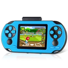 16 Bit Handheld Game for Kids Adults, 3.0'' Large Screen Preloaded 230 HD Cla...