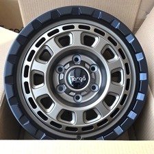 17" VW CRAFTER 6 STUD MATT BLACK/BRONZE TARGA TG9 LOAD RATED 1150KG 8J /SET OF 5