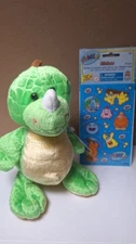 Webkinz Key Lime Dino NWT Sealed Code & Sealed Stickers! Mint Condition 